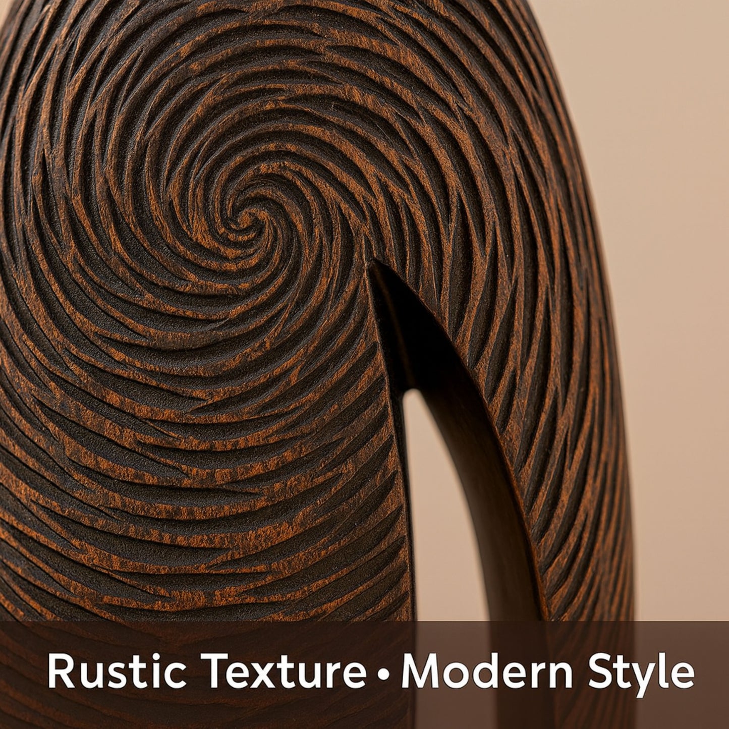 YZ02856BL-1 BROWN POLYRESIN