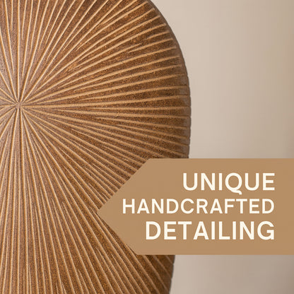 PLR204 TAN POLYRESIN VASES