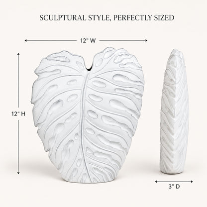 PLR208 WHITE POLYRESIN VASES