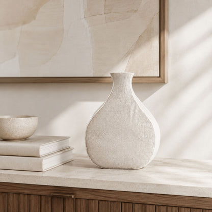 PLR207 BEIGE POLYRESIN VASES