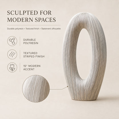 PLR215 WHITE POLYRESIN VASES