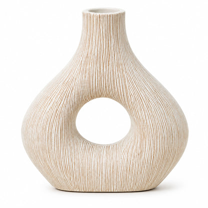 PLR217 WHITE POLYRESIN VASES