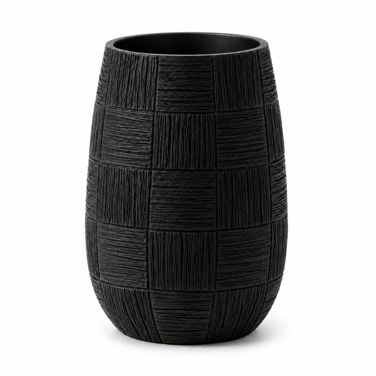 PLR211-1 BLACK POLYRESIN VASES