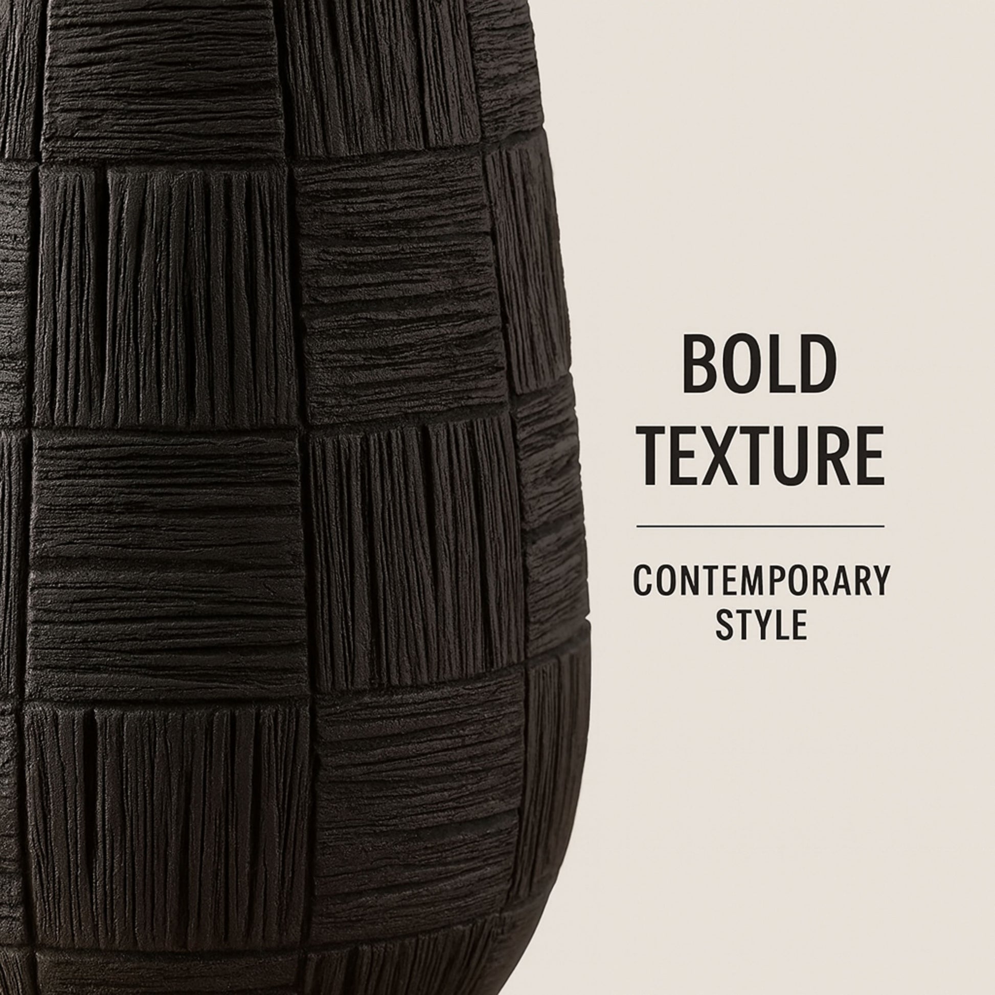 YZ04910BL-2 BLACK POLYRESIN