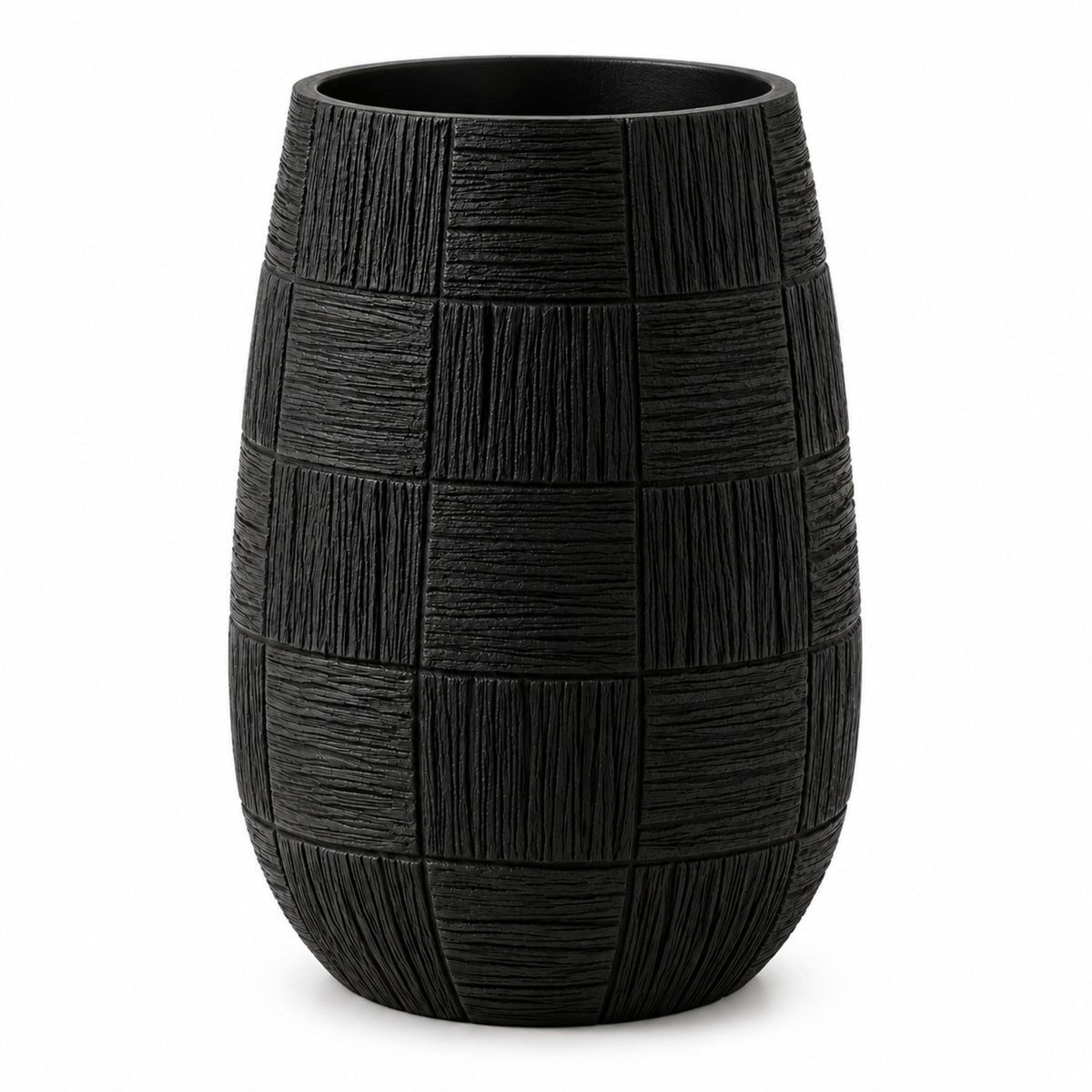 PLR211 BLACK POLYRESIN VASES