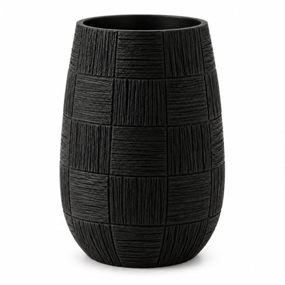 PLR211 BLACK POLYRESIN VASES