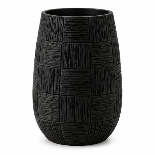 PLR211 BLACK POLYRESIN VASES