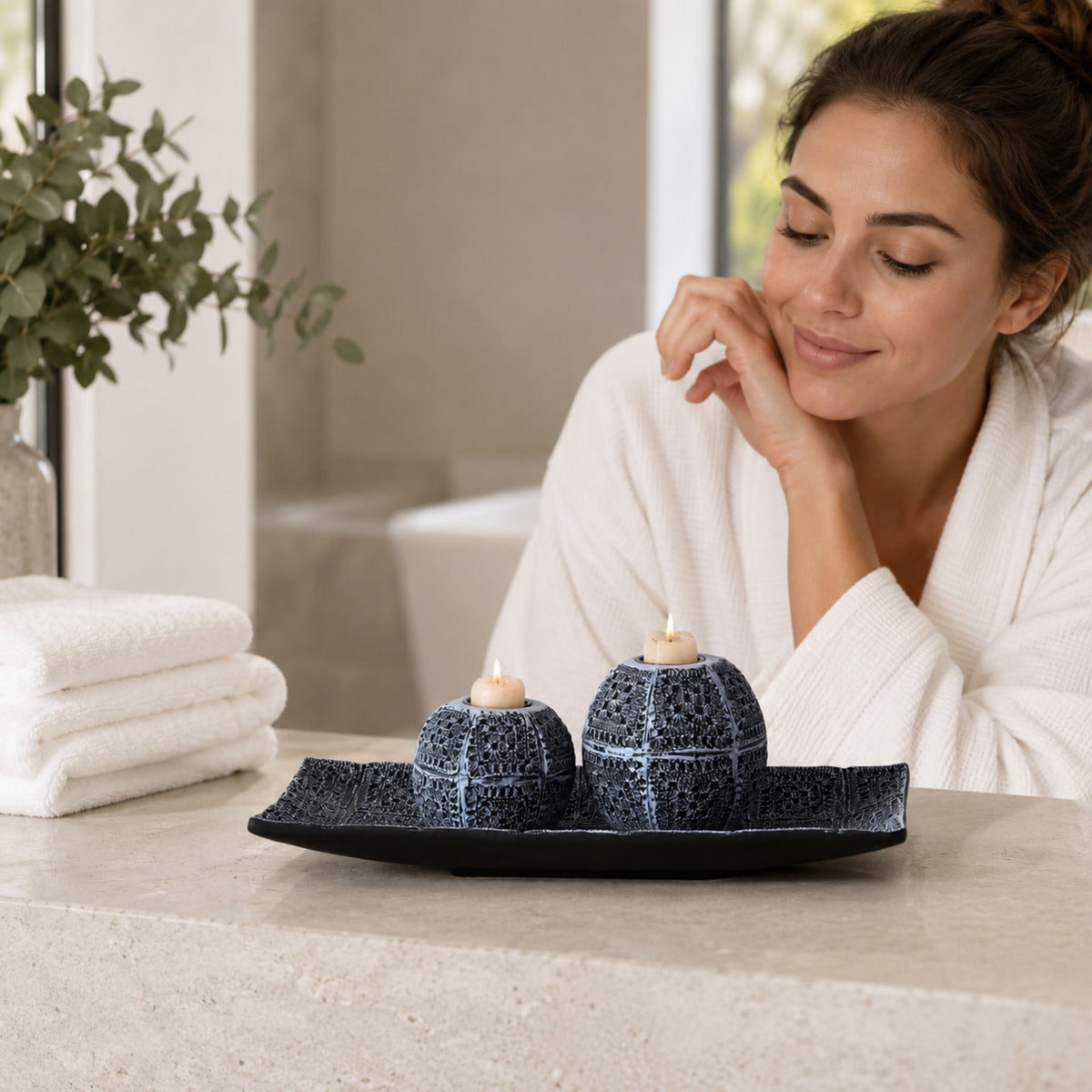 PLR214 GRAY CENTERPIECE