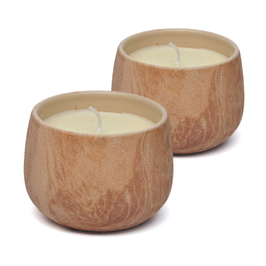 CECA272 TERRA COTA CANDLES UNSCENTED