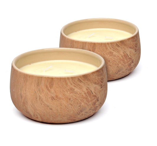 CECA274 TERRA COTTA CANDLES UNSCENTED
