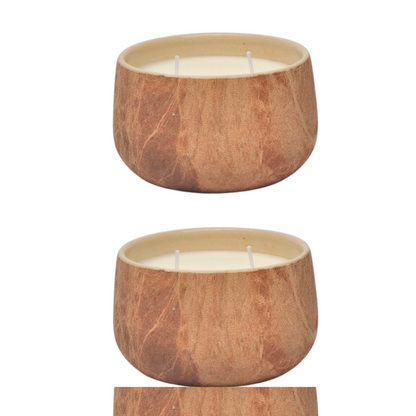 CECA274 TERRA COTTA CANDLES UNSCENTED