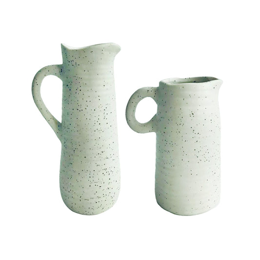 CESE328 WHITE RUSTIC CERAMIC