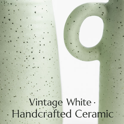 CESE328 WHITE RUSTIC CERAMIC VASES HOME DECOR DEALS