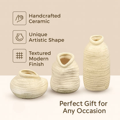 CESE330 WHITE CERAMIC VASES HOME DECOR DEALS
