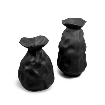 CESE334 BLACK CERAMIC VASES HOME DECOR DEALS