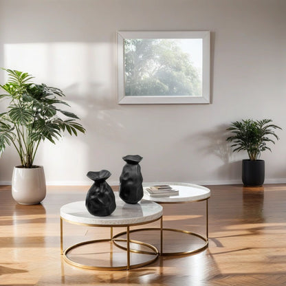 CESE334 BLACK CERAMIC VASES HOME DECOR DEALS