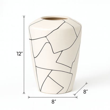 CEVA324 WHITE CERAMIC VASES HOME DECOR DEALS