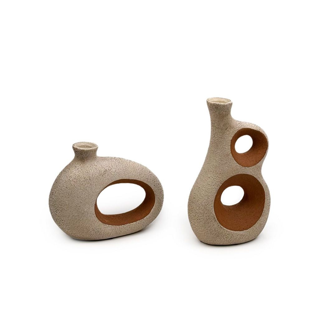 CEDC325 SANDSTONE VASES