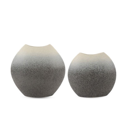 CAVA285 GREY GLAZE CERAMIC VASES HOME DECOR DEALS