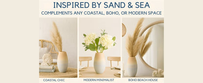 CAVA286 OMBRE CERAMIC VASES HOME DECOR DEALS