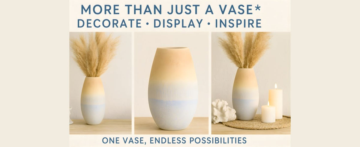 CAVA286 OMBRE CERAMIC VASES HOME DECOR DEALS