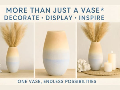 CAVA286 OMBRE CERAMIC VASES HOME DECOR DEALS