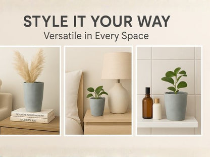 CAVA287 GREY CERAMIC VASES HOME DECOR DEALS