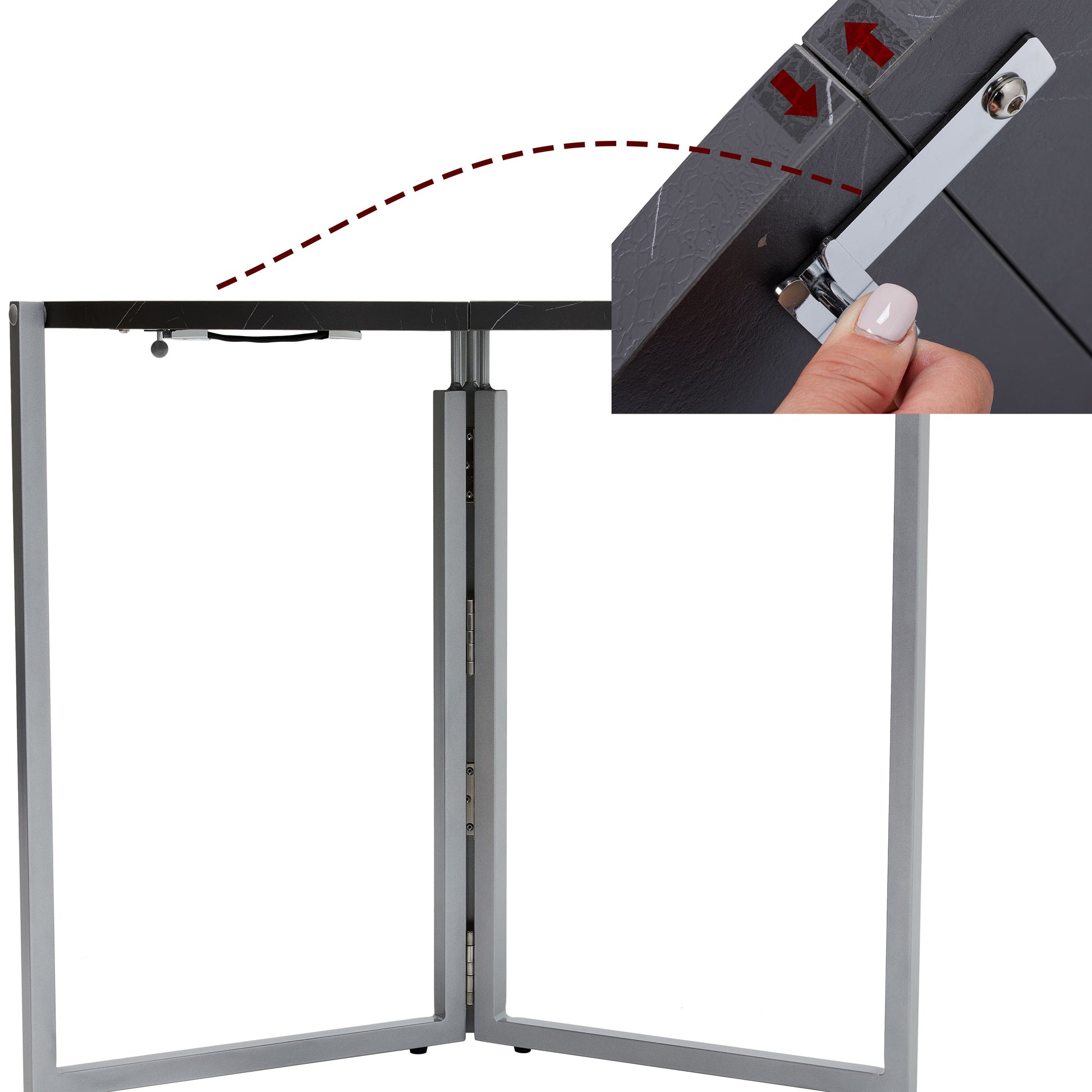 TB424BG BLACK CARRERA DINING TABLE