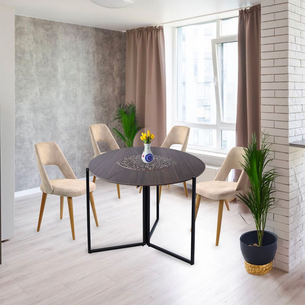TB426DBG CHOCOLATE DINING TABLE