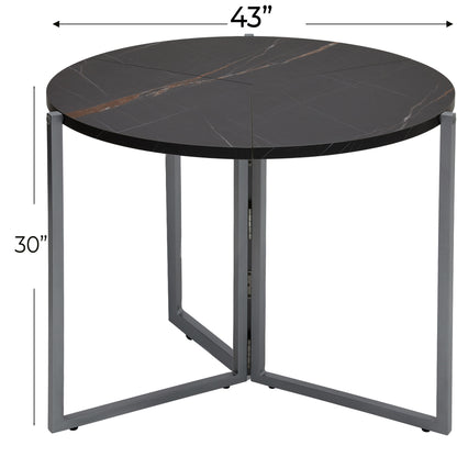TB428BG BLACK CARRERA DINING TABLE