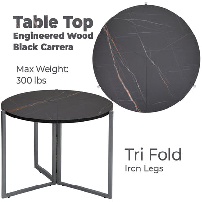 TB428BG BLACK CARRERA DINING TABLE