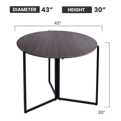 TB430DBG CHOCOLATE DINING TABLE