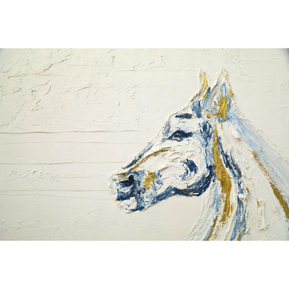 Majesty Frameless Oil Painting Hand-Painted Large Canvas Wall Art 31"X47" - Aria Home