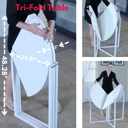 TB432M WHITE CARRERA NESTING TABLE