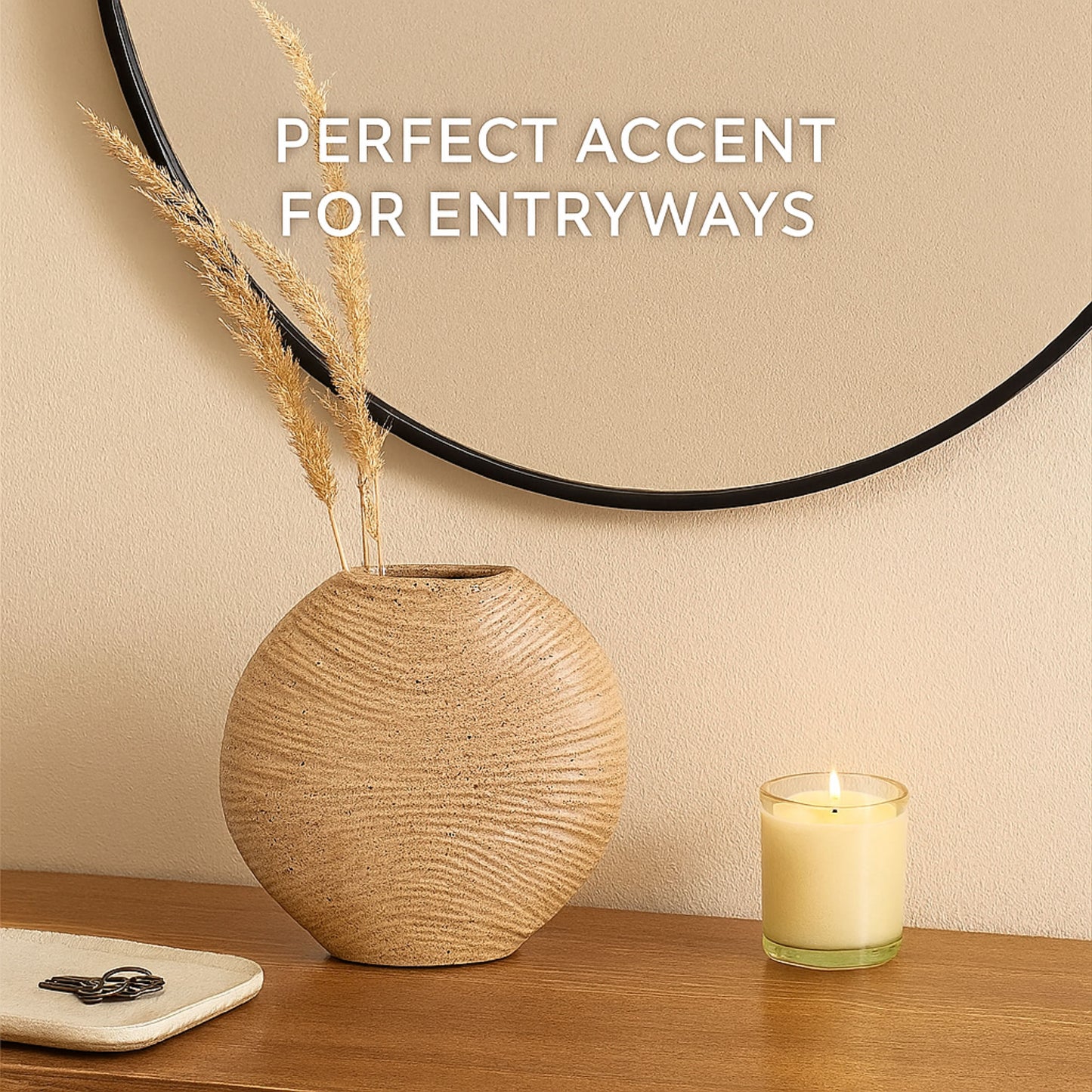 CEDE361 TAN CERAMIC HOME DECOR DEALS