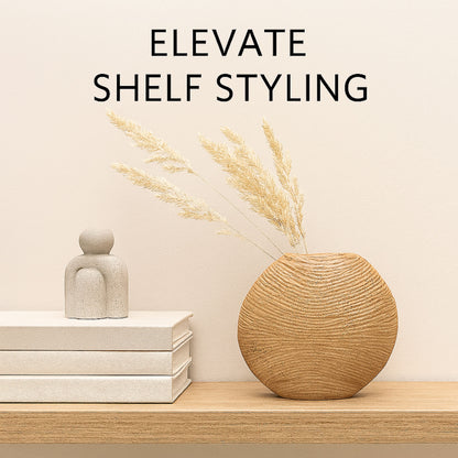 CEDE361 TAN CERAMIC VASES HOME DECOR DEALS