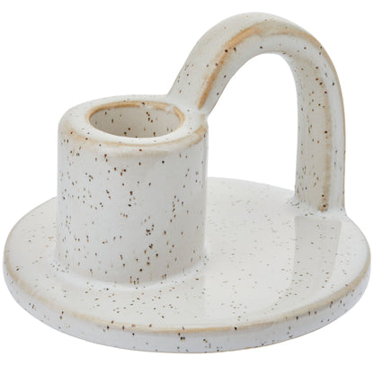 CECA364 GLAZED WHITE CANDLE HOLDERS HOME DECOR DEALS