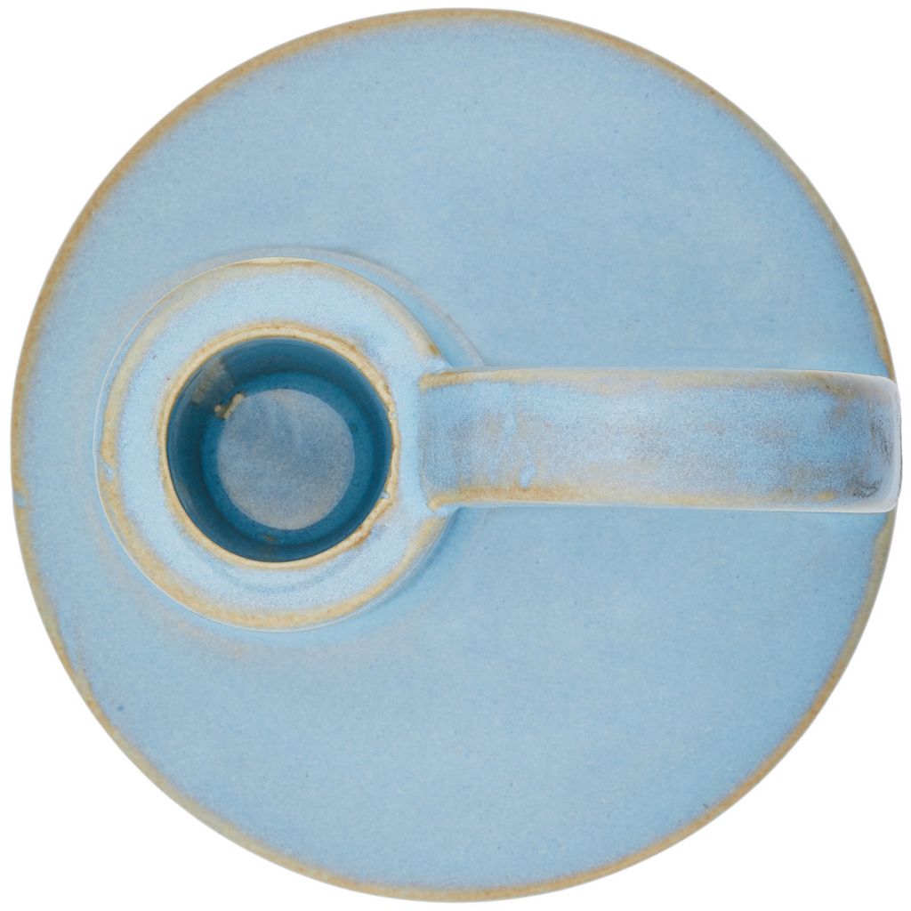 CECA364 LIGHT BLUE CANDLE HOLDERS