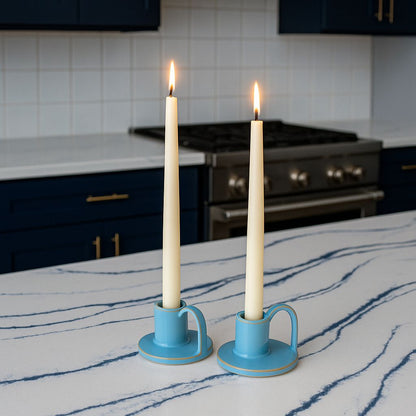 CECA364 LIGHT BLUE CANDLE HOLDERS HOME DECOR DEALS