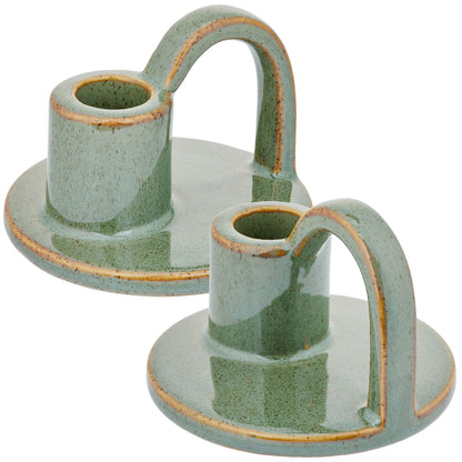 CECA364 LIGHT GREEN CANDLE HOLDERS HOME DECOR DEALS