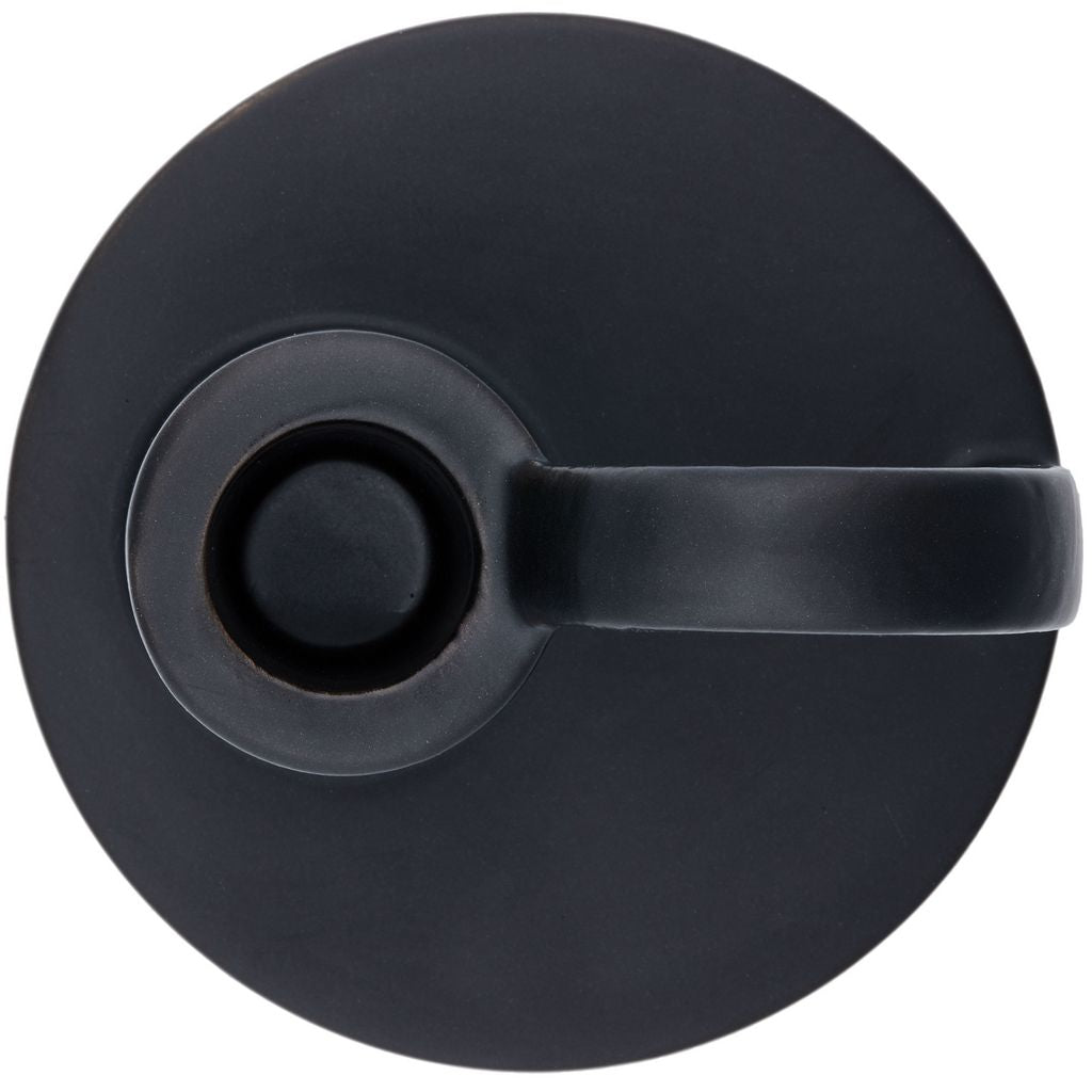 CECA364 MATT BLACK CANDLE HOLDERS