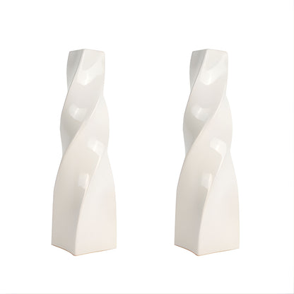 CECA371 WHITE CANDLE HOLDERS HOME DECOR DEALS