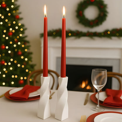 CECA371 WHITE CANDLE HOLDERS HOME DECOR DEALS