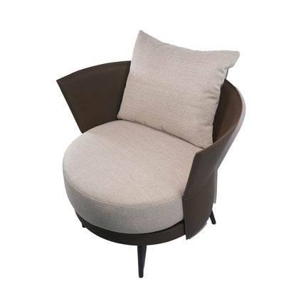 CH458 CHOCOLATE ARM CHAIR