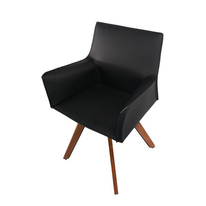 CH462 BLACK ARM CHAIR