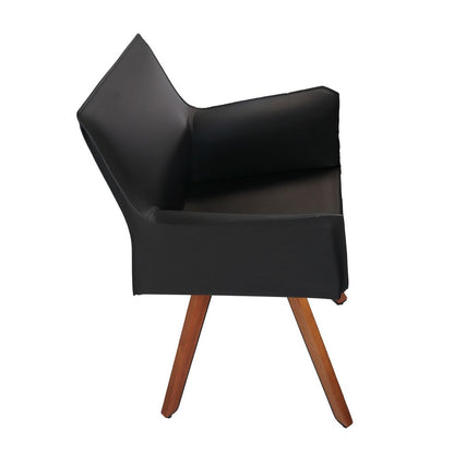 CH462 BLACK ARM CHAIR