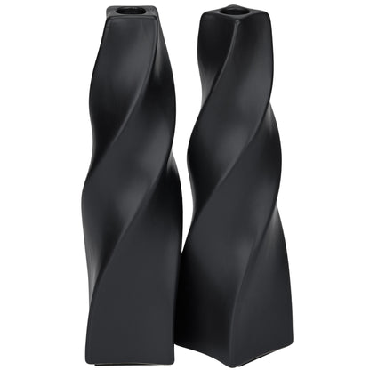 CECA371 MAT BLACK CANDLE HOLDERS HOME DECOR DEALS