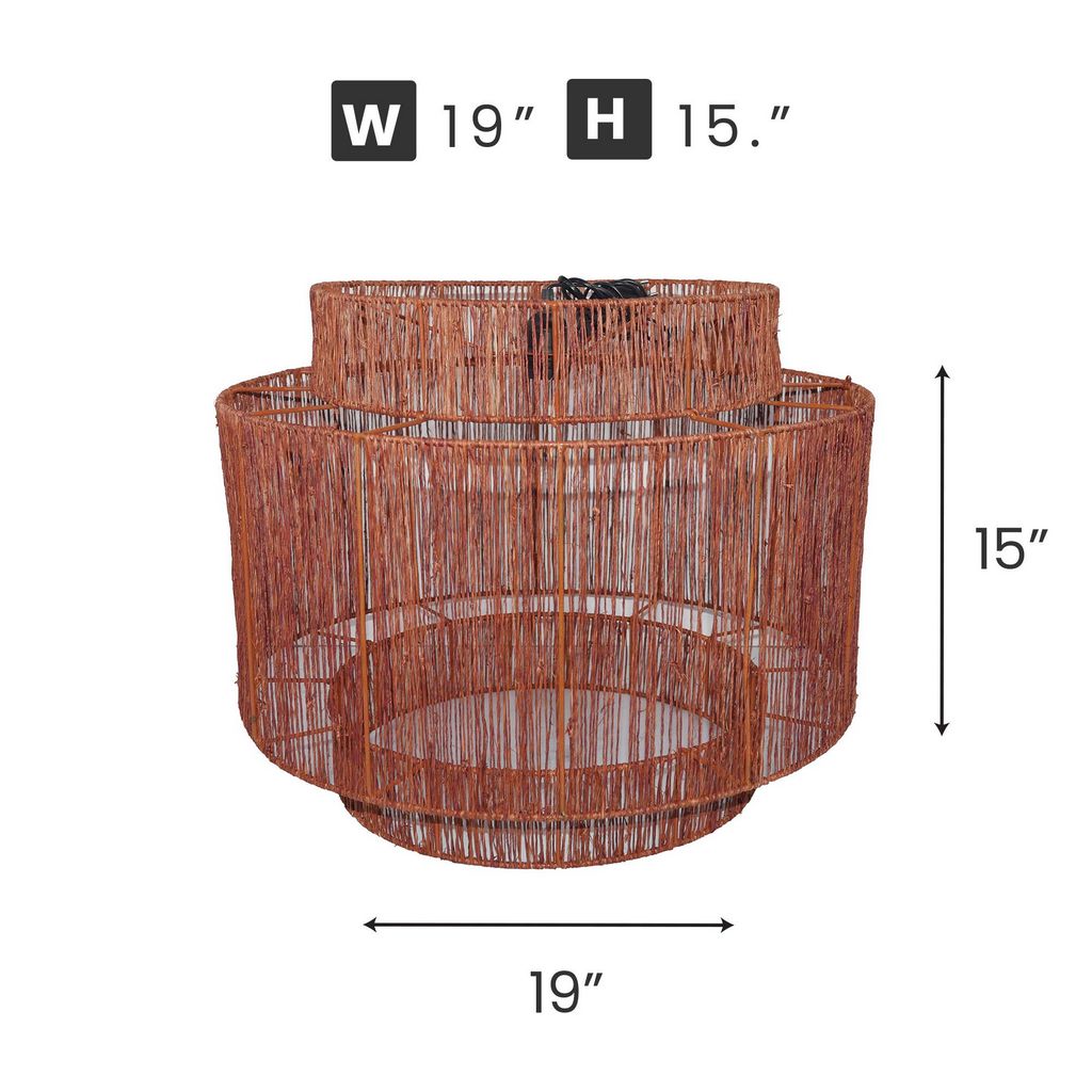 WL453 BROWN CEILING MOUNT