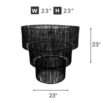 WL454 BLACK CEILING MOUNT