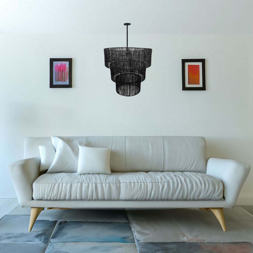 WL454 BLACK CEILING MOUNT